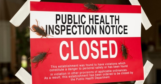 Public health inspection notice
